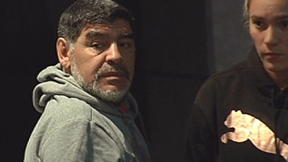 Diego Armando Maradona, en Madrid. EFE