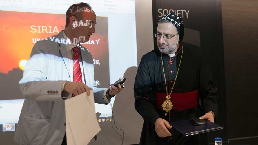 El arzobispo y vicario patriarcal de la iglesia siria ortodoxa, Nicolaos Matti abd Alahad. EFE