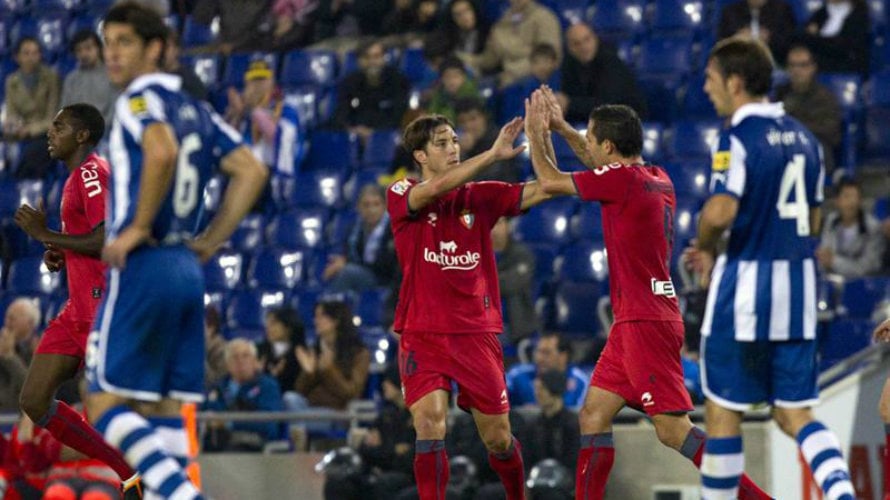 Partido de liga Espanyol - Osasuna en 2012. Efe.