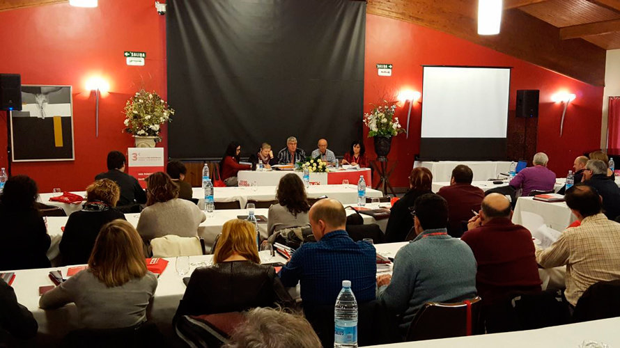 Asistentes al III congreso de la Federación de Servicios a la Ciudadanía de CCOO de Navarra. CCOO