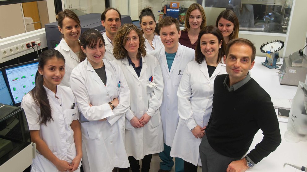 El equipo de especialistas navarros que ha desarrollado un anticuerpo monoclonal en el tratamiento del mieloma múltiple CEDIDA