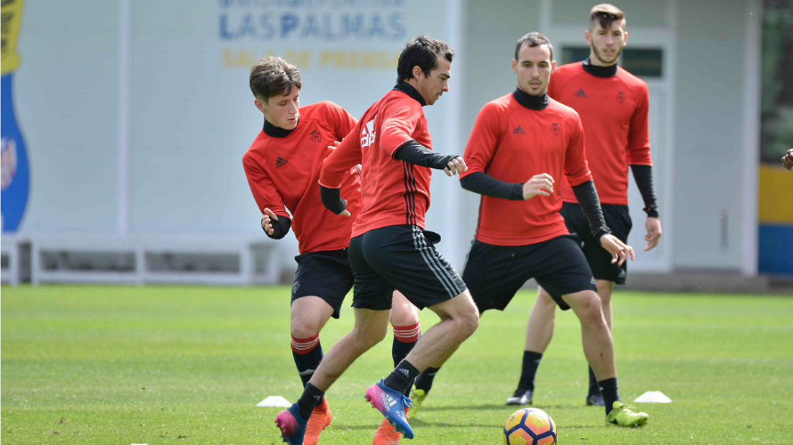 Osasuna se ha entrenado en Las Palmas. Foto CA Osasuna.