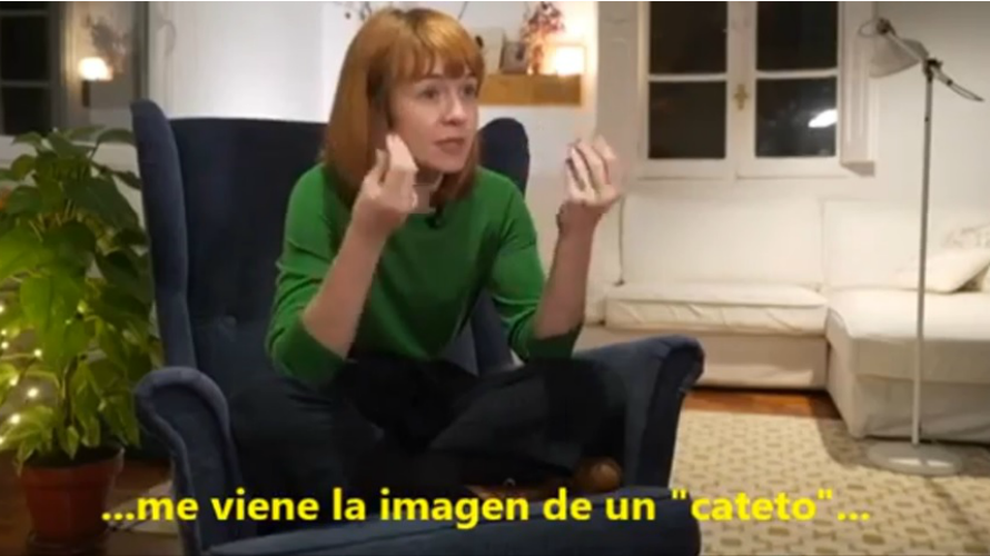Miren Gaztañaga, actriz de El Guardián Invisible llama catetos a los españoles en el programa de ETB.