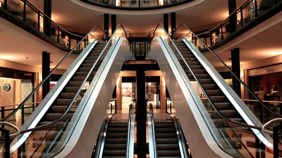 Un centro comercial en una imagen de recurso