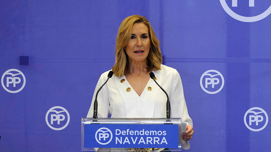 El PP de Navarra celebra su Primer Comité Ejecutivo presidido por la nueva presidenta del partido Ana Beltrán. MIGUEL OSÉS_1