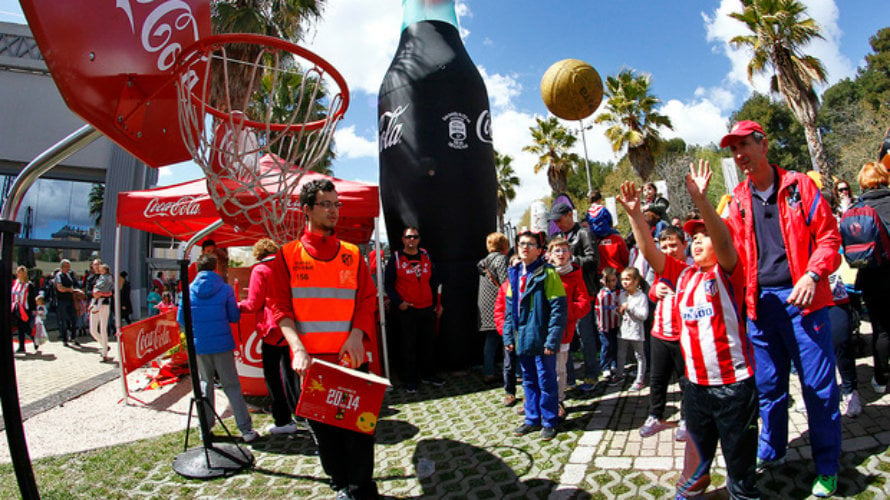 Celebración del Día del Niño. Foto web Atlético de Madrid.