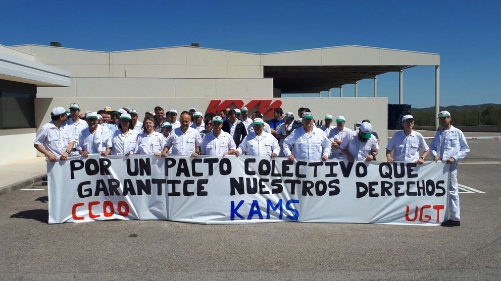Huelga en KAMS de Los Arcos.
