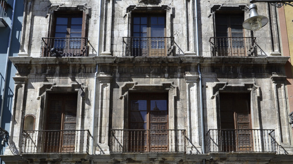 Estado actual de la fachada del Palacio del Marqués de Rozalejo CEDIDA