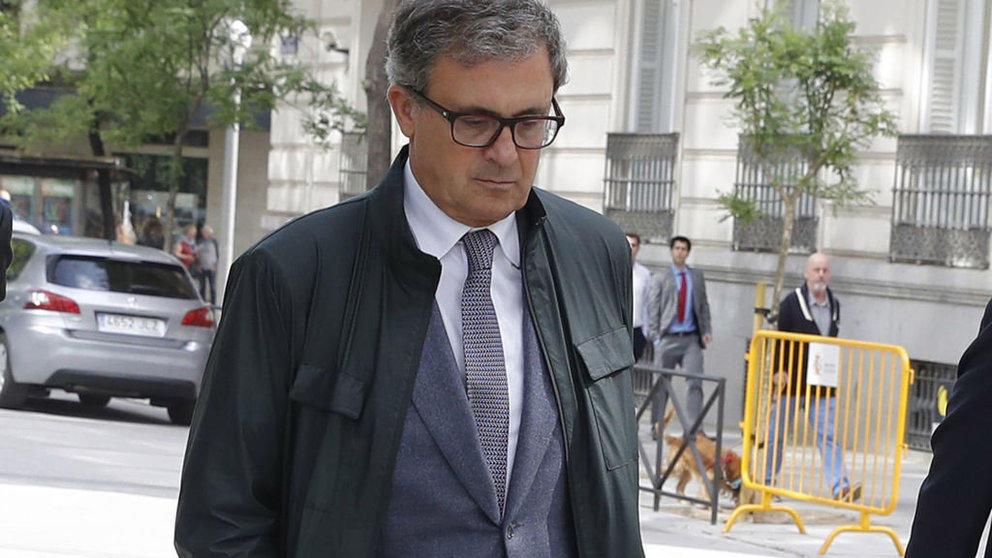Jordi Pujol Ferrusola a la llegada a ala Audiencia Nacional. EFE