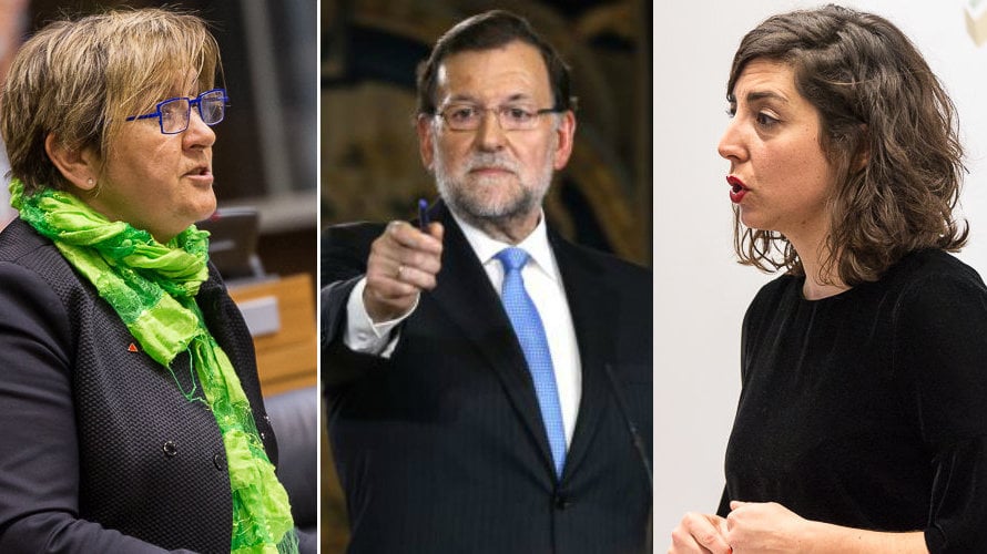 Podemos Navarra e Izquierda-Ezkerra se han sumado a la petición de una moción de censura contra Mariano Rajoy