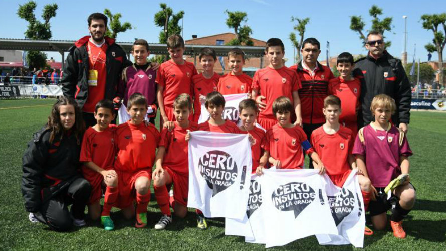 Selección navarra sub-12 en Tarragona.