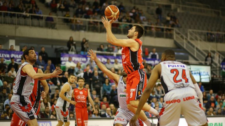 Partido del Basket Navarra en Granada. Foto web Basket Navarra.
