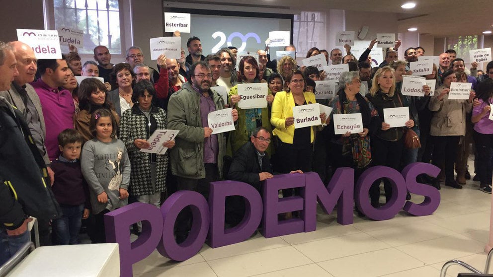 Presentación de la candidatura del diputado Eduardo Santo a liderar Podemos Navarra. CEDIDA