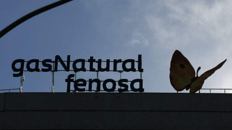 Imagen de un rótulo de Gas Natural Fenosa