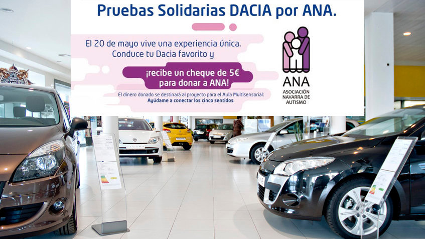 Pruebas solidarias de DACIA por la Asociación Navarra de Autismo 1