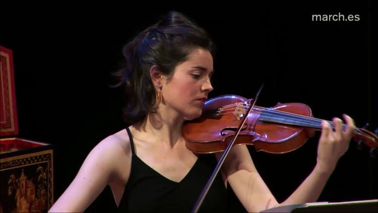 La violinista pamplonesa Marta Ramírez agota las entradas en su primer gran concierto en Madrid