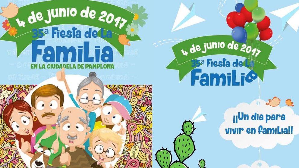 Cartel de la Fiesta en Familia