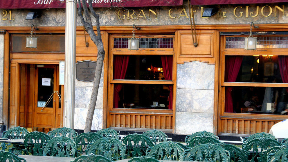 El exterior del Gran Café Gijón, en Madrid ARCHIVO