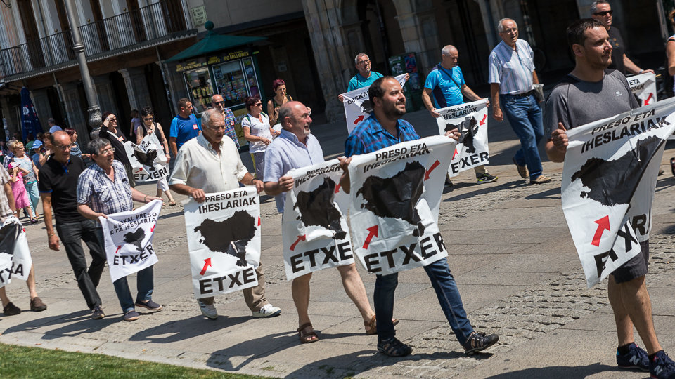 Manifestación convocada por LAB bajo el lema 'Presos-as políticas y exiliadas a Euskal Herria' (14). NAVARRA.com