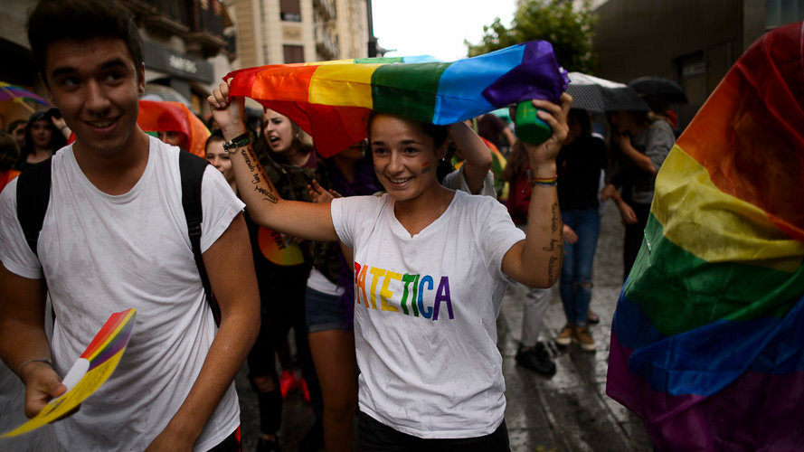 manifestación con motivo del Día Internacional del Orgullo LGTBIQ. PABLO LASAOSA 13