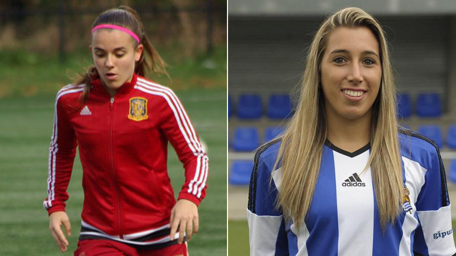 Las jugadoras navarras María Blanco y María Díaz jugarán en el primer equipo del Athletic Club durante la próxima campaña