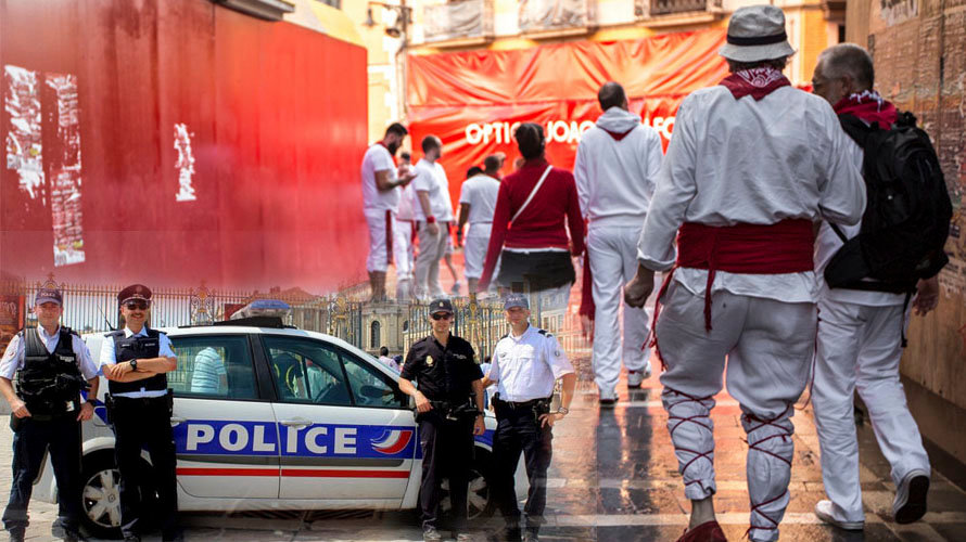 La policía francesa patrullará las calles de Pamplona junto a la Policía Nacional en San Fermín