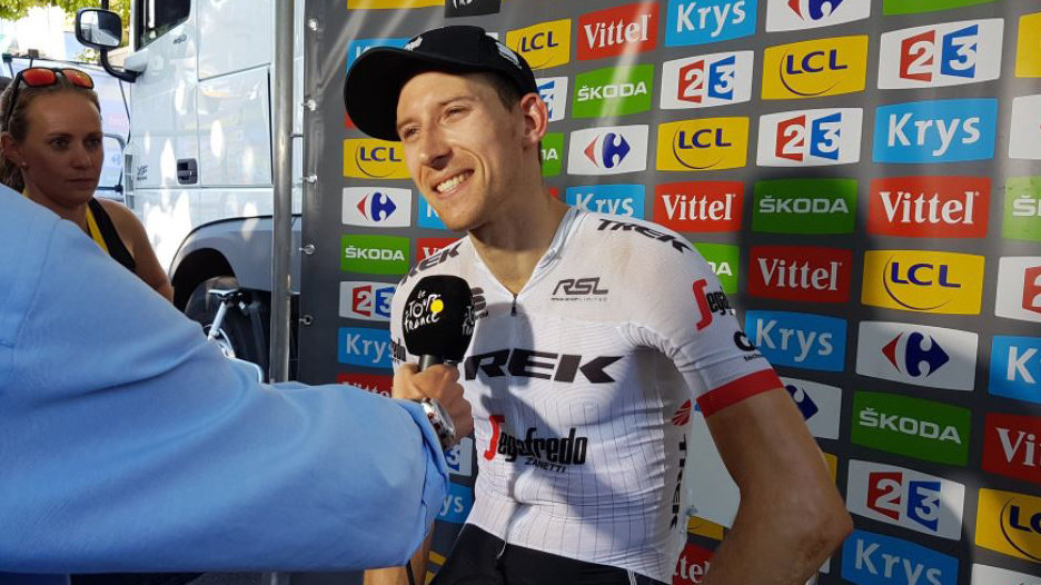 El holandés Bauke Mollema, del equipo Trek, logró este domingo el triunfo en la decimoquinta etapa del Tour de Francia TOUR DE FRANCE