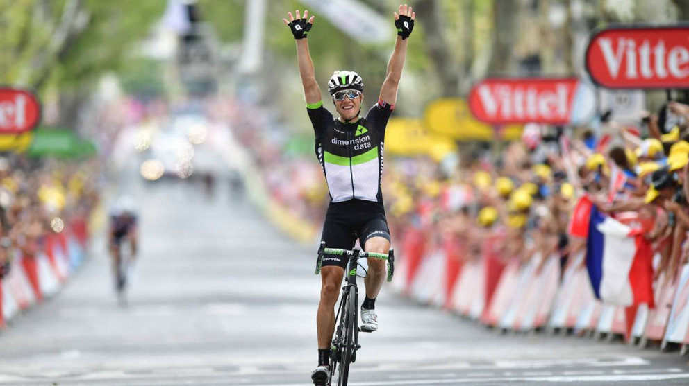 El noruego Boasson Hagen logra su tercer triunfo en la antepenúltima etapa del Tour 2017. TWITTER TOUR DE FRANCE