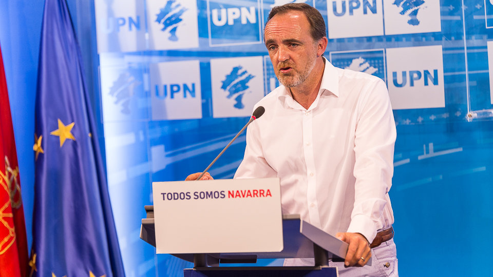 El presidente de UPN, Javier Esparza, hace balance de los dos años del Gobierno foral (31). IÑIGO ALZUGARAY