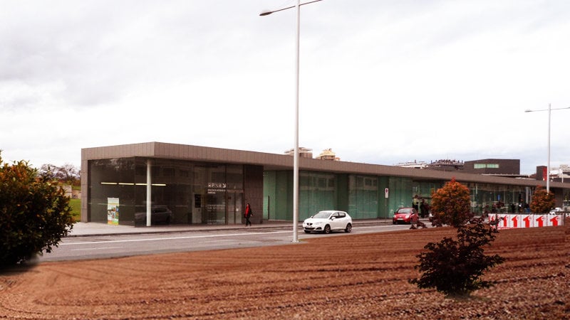 Las Estación de Autobuses de Pamplona, es una de las zonas verdes más afectadas durante las fiestas
