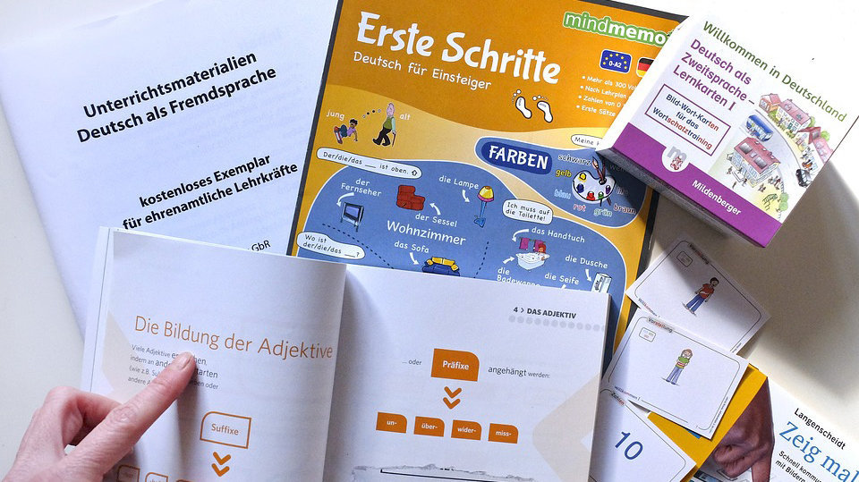 Material de texto en alemán para aprender el idioma ARCHIVO