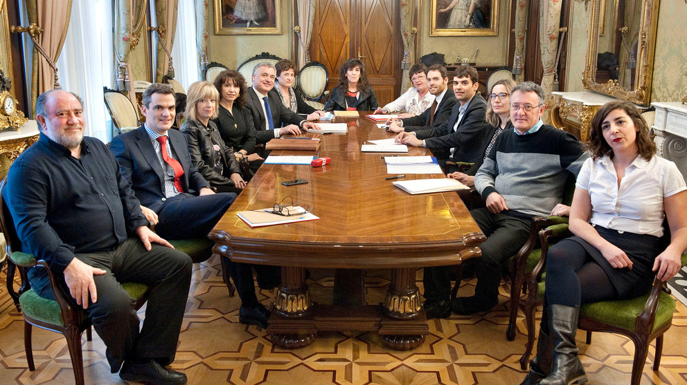El consejo de Transparencia del Gobierno de Navarra, cuando se creó con Pilar Yoldi al frente