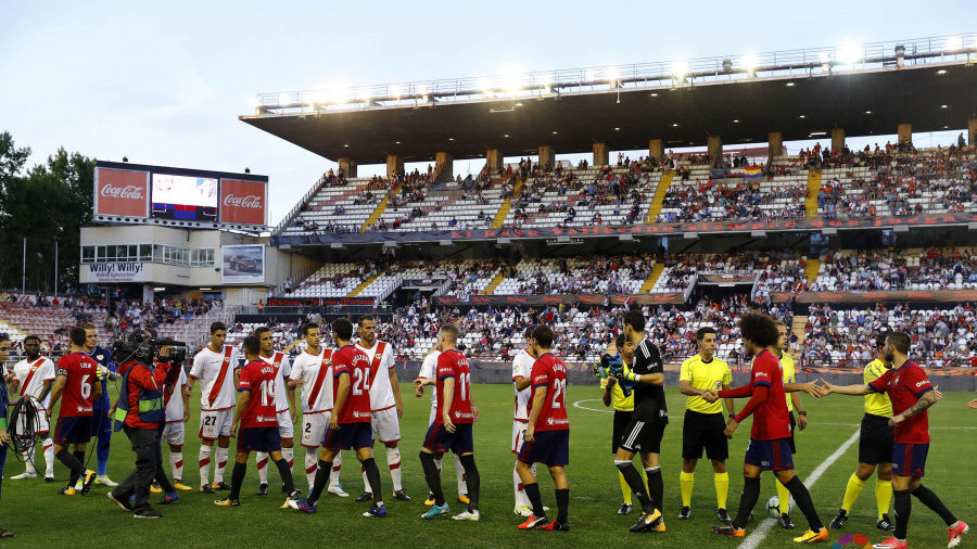 Partido de la Liga 123 entre Rayo Vallecano y Osasuna en el estadio de Vallecas FOTO LFP (25)