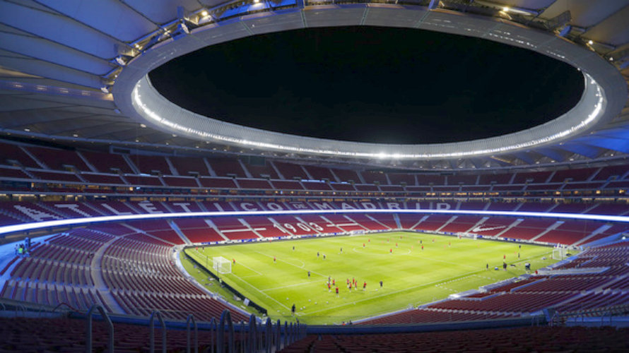 El nuevo Wanda Metropolitano de Madrid. Atlético Madrid.