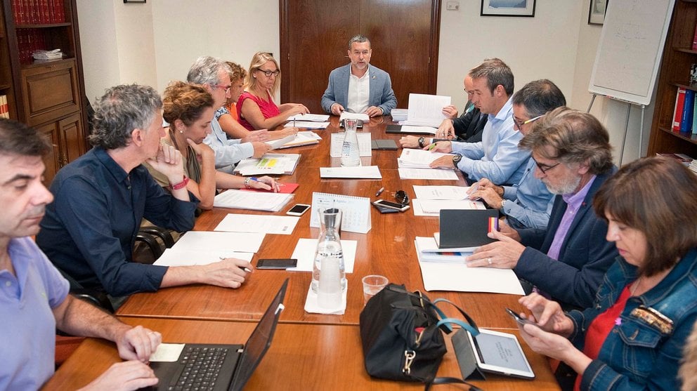 Imagen de una reunión organizada por el Gobierno de Navarra sobre políticas activas de empleo CEDIDA