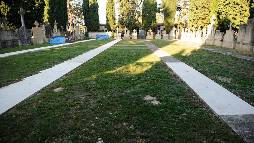 Zona destinada para los enterramientos de la comunidad musulmana. MIGUEL OSÉS