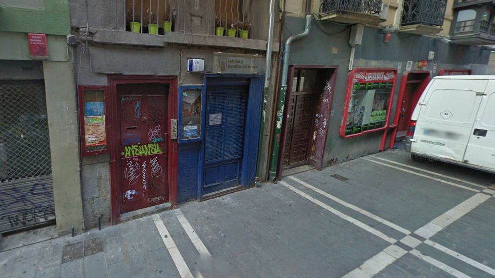 Imagen de la adminsitración de loterías número 1 de Pamplona, situada en la calle Mayor