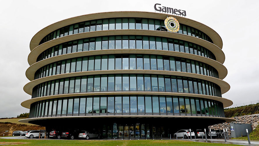 Imagen de la sede de la compañía Siemens Gamesa de Sarriguren (Navarra) EFE