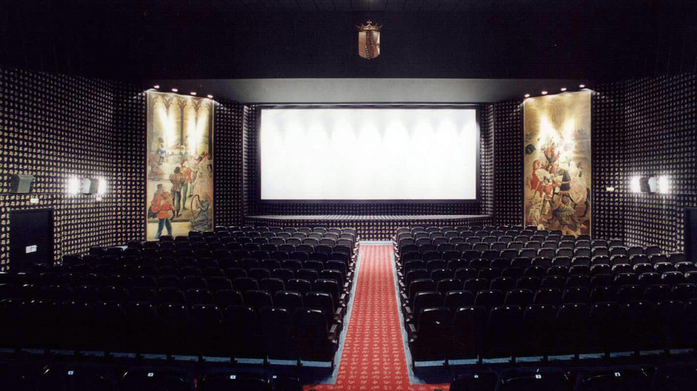 Imagen del aspecto del Cinema Príncipe Viana en el año 2000 CEDIDA