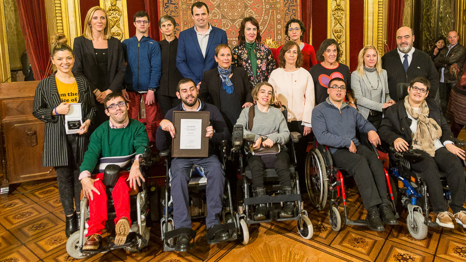 Uxue Barkos y Ainhoa Aznárez entregan los Galardones de Juventud 2017 de Navarra (63). IÑIGO ALZUGARAY