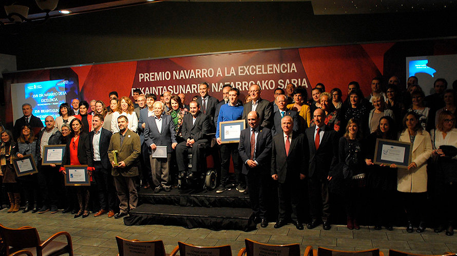 Galardonados en los Premios a la Excelencia Navarra GOBIERNO