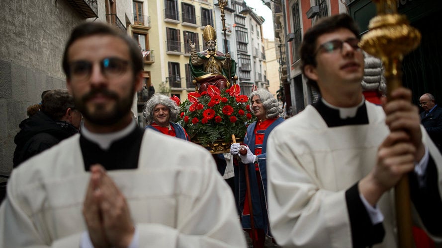 Festividad de San Saturnino en Pamplona. PABLO LASAOSA13