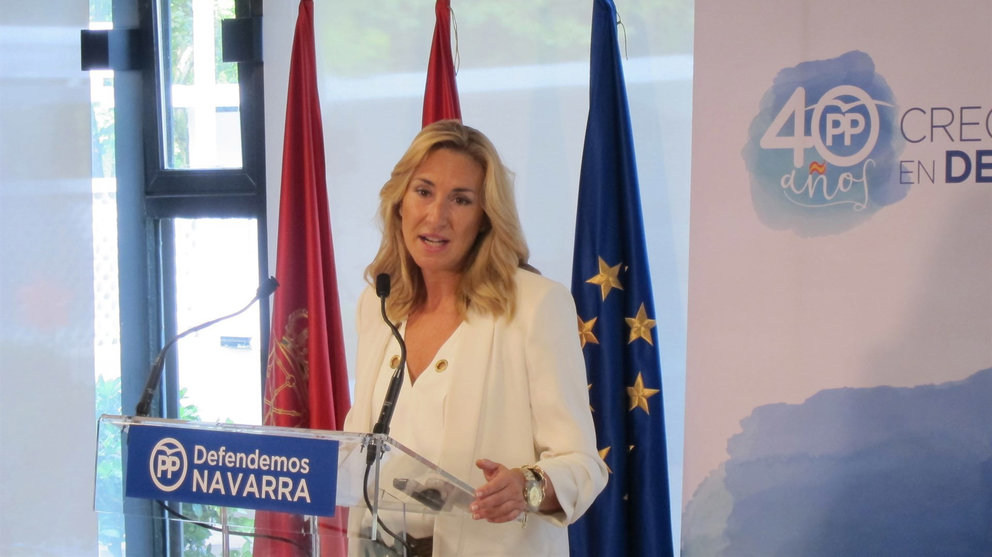 Ana Beltrán, presidenta del PP de Navarra EUROPA PRESS