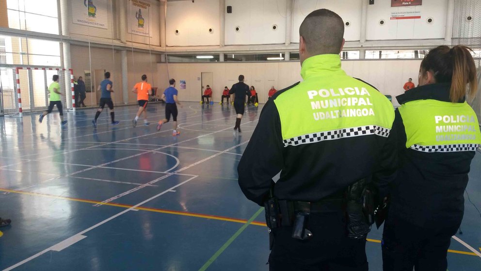 Celebración de las pruebas físicas para cubrir 20 plazas de Policía Municipal en Pamplona CEDIDA 1