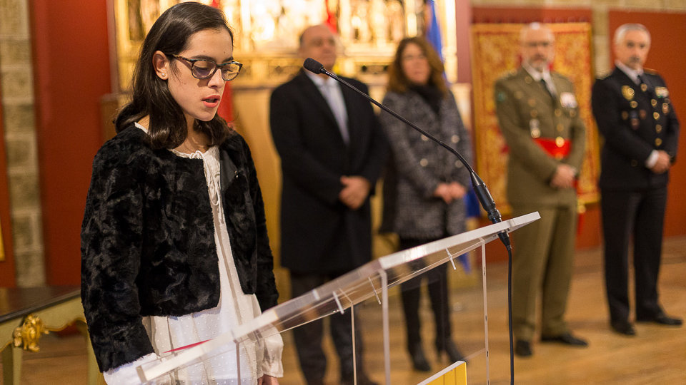 Acto de conmemoración del Día de la Constitución organizado por la Delegación del Gobierno en Navarra y la presencia de Carmen Alba y otras autoridades (17). IÑIGO ALZUGARAY
