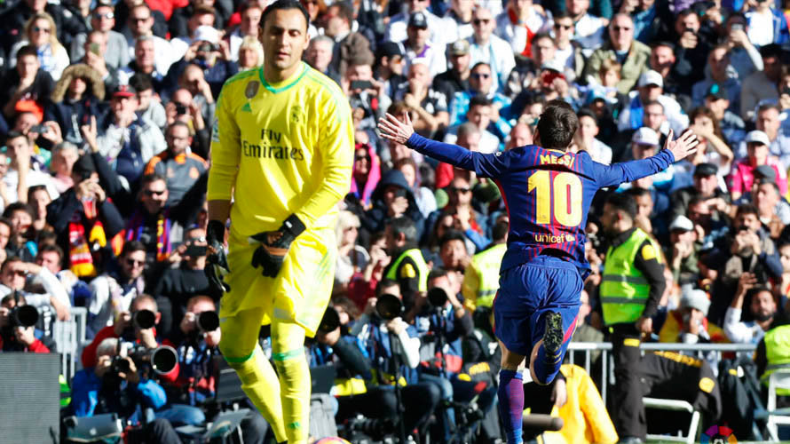 Partido entre el Real Madrid y el FC Barcelona LA LIGA 123 5
