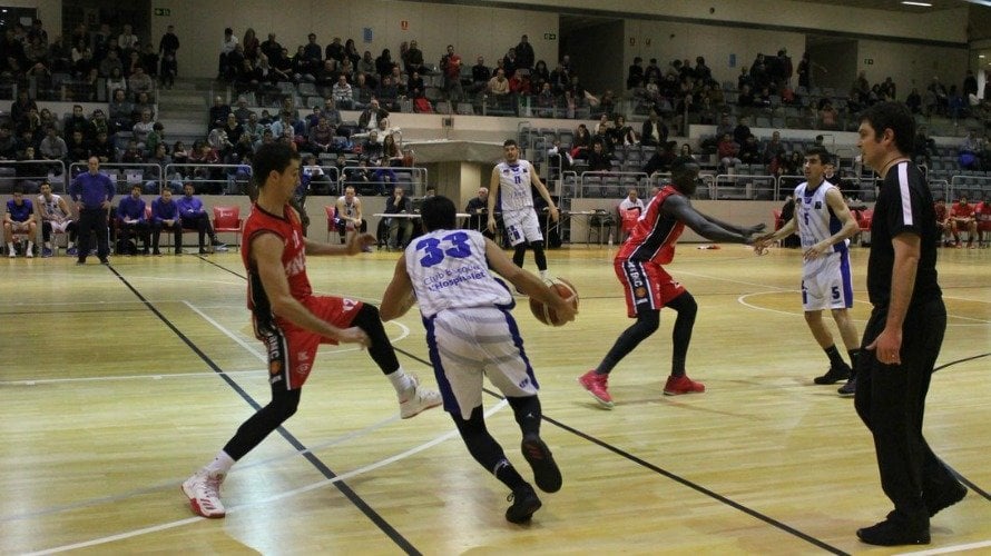 Partido Hospitalet - Basket Navarra. Twitter.
