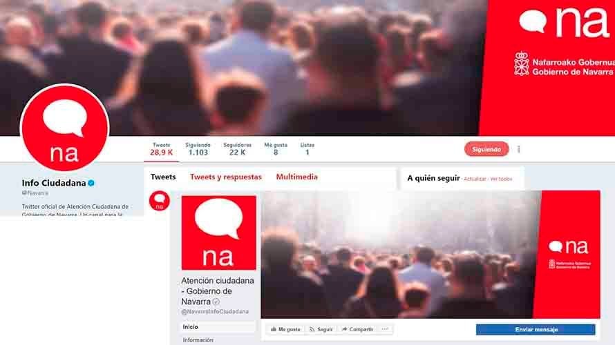 Las nuevas redes sociales del Gobierno de Navarra