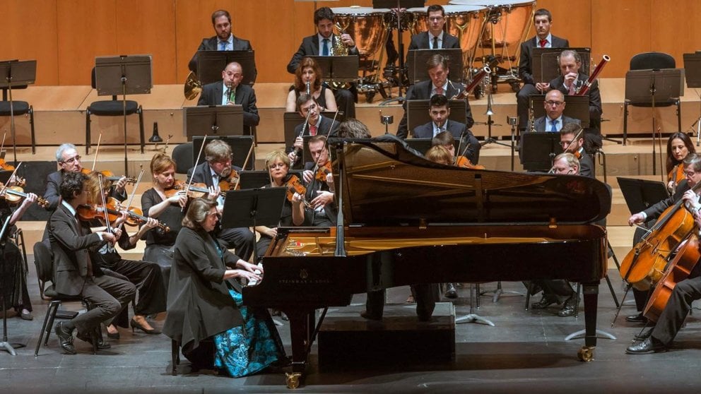 Concierto de la Orquesta Sinfónica de Navarra con la pianista Elisabeth Leonskaja..