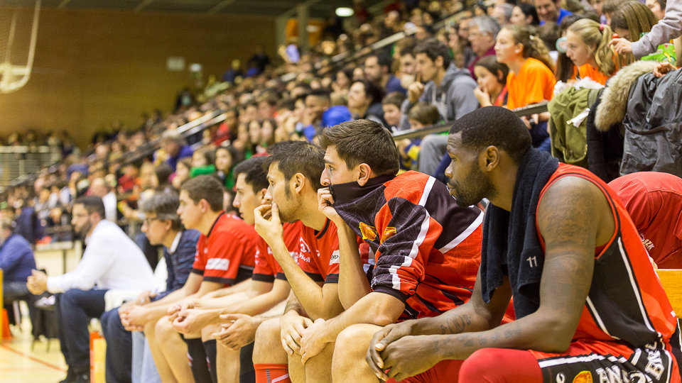 Partido entre Basket Navarra y La Roda disputado en el Pabellón Arrosadía (24). IÑIGO ALZUGARAY